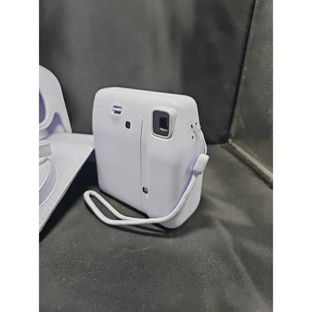 Fujifilm Instax Mini SE Fuji Instant Film Camera Purple With Color Match Case